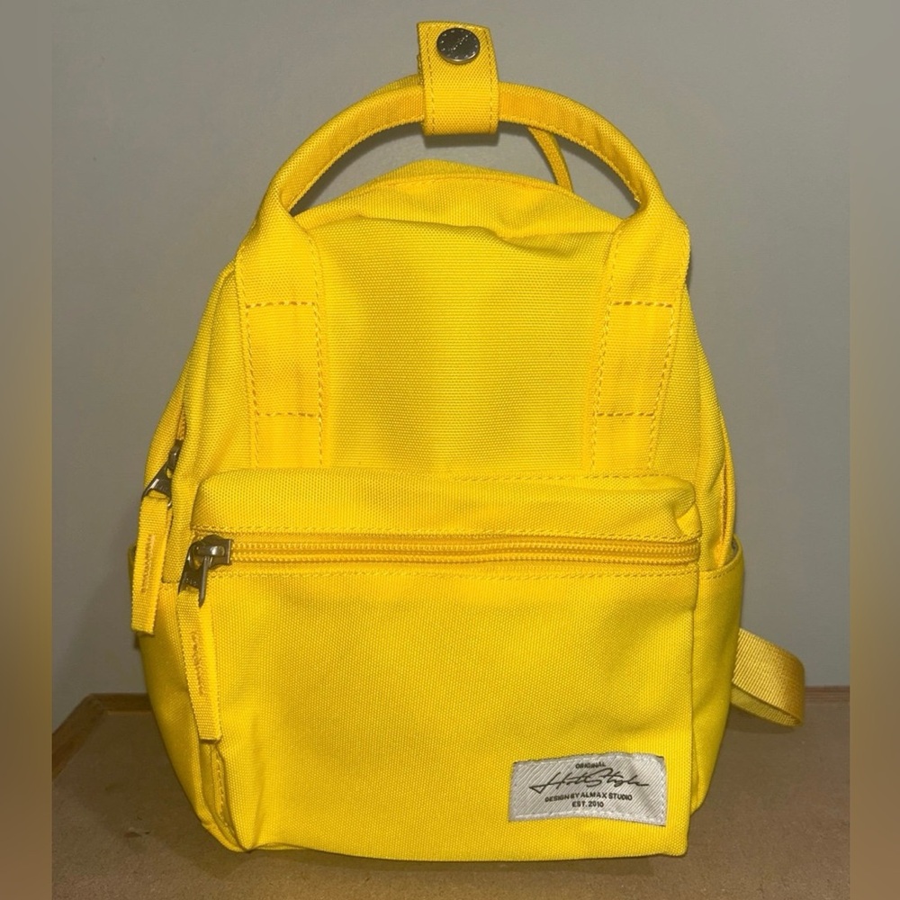 Yellow Mini Backpack Purse Tote- Hot Style Designed By Almax Studio